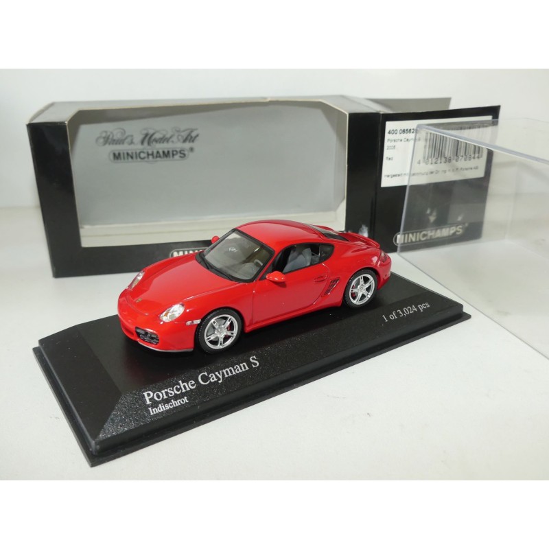 PORSCHE CAYMAN S 987 2005 Rouge MINICHAMPS 1:43