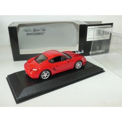 PORSCHE CAYMAN S 987 2005 Rouge MINICHAMPS 1:43