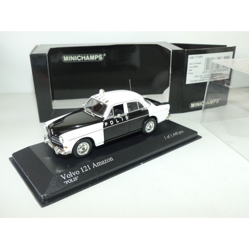 VOLVO 121 AMAZON 4 Portes 1966 POLIS MINICHAMPS 1:43