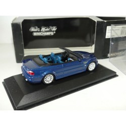 BMW M3 CABRIOLET E46 2001 Bleu MINICHAMPS 1:43