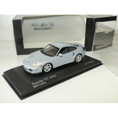 PORSCHE 911 TURBO 996 1999 Bleu Frosty MINICHAMPS 1:43