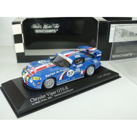 CHRYSLER VIPER GTS-R N°57 LE MANS 2001 MINICHAMPS 1:43