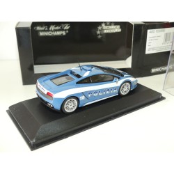 LAMBORGHINI GALLARDO LP560-4 POLIZIA 2009 Bleu ACADEMY MINICHAMPS 1:43