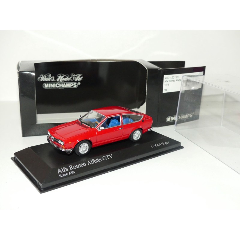 ALFA ROMEO ALFETTA GTV 1976 Rouge MINICHAMPS 1:43