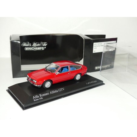 ALFA ROMEO ALFETTA GTV 1976 Rouge MINICHAMPS 1:43