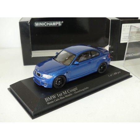 BMW SERIE 1 M COUPE 2011 Bleu MINICHAMPS 1:43
