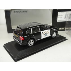 PORSCHE CAYENNE HIGHWAY PATROL POLICE MINICHAMPS 1:43