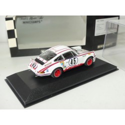 PORSCHE 911 CARRERA RS 2.8 N°45 LE MANS 1973 MINICHAMPS 1:43 Arrivée 8ème 1er Cl