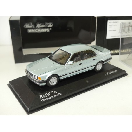 BMW SERIE 7 1986 Vert Pale MINICHAMPS 1:43