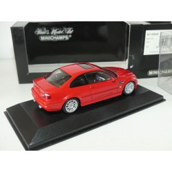 BMW M3 E46 2001 Rouge MINICHAMPS 1:43