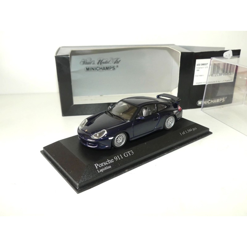 PORSCHE 911 GT3 996 1999 Bleu Lapisblau MINICHAMPS 1:43