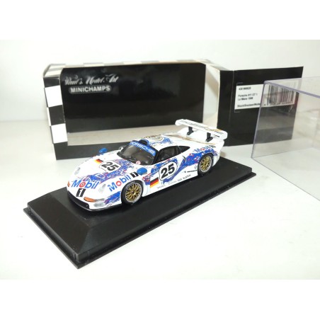 PORSCHE 911 GT1 NÂ°25 LE MANS 1996 MINICHAMPS 1:43 2Ã¨me