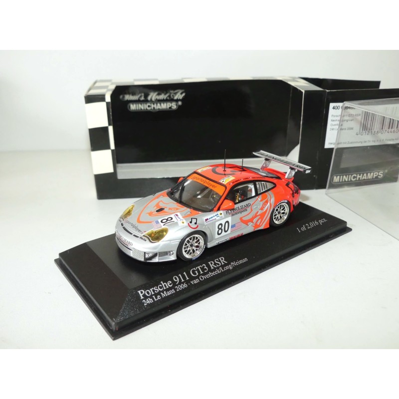 PORSCHE 911 GT3 RSR N°80 LE MANS 2006 MINICHAMPS 1:43