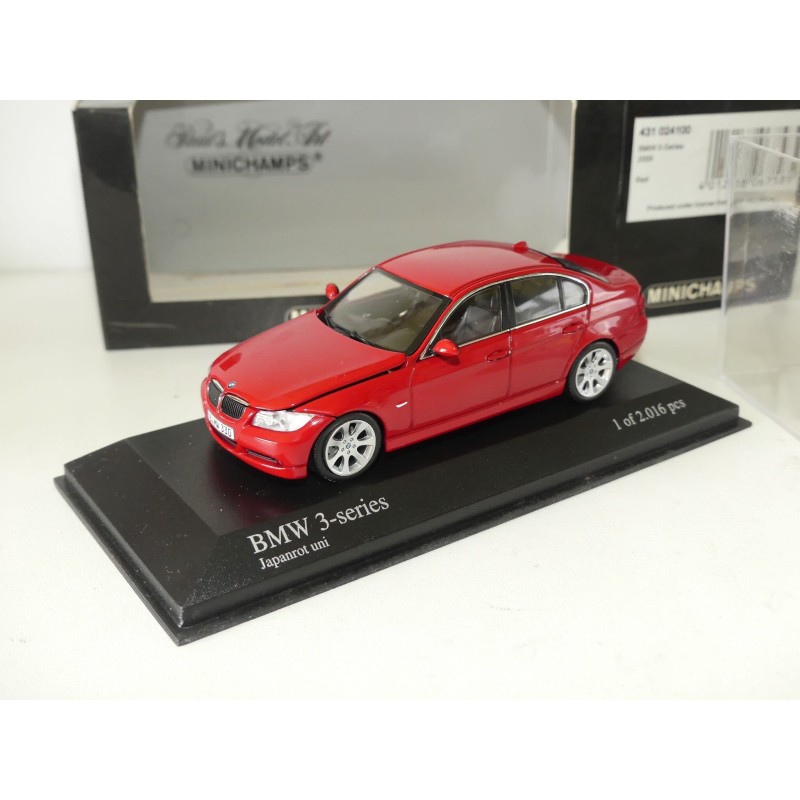 BMW SERIE 3 E90 2005 Rouge MINICHAMPS 1:43