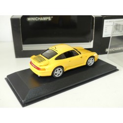 PORSCHE 911 TURBO 993 1995 Jaune MINICHAMPS 1:43
