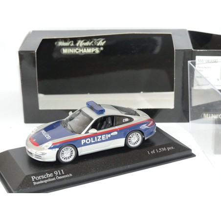 PORSCHE 911 2004 POLIZEI AUTRICHE MINICHAMPS 1:43