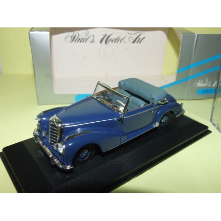 MERCEDES 300 S CABRIOLET 1951-1955 Blue Bleu MINICHAMPS 1:43