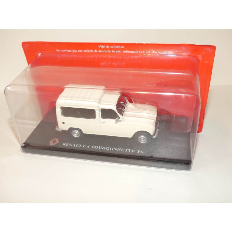 RENAULT 4 FOURGONNETTE F6 Blanc IXO PRESSE 1:43