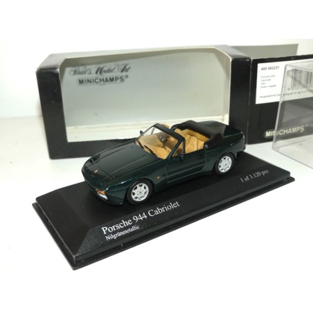 PORSCHE 944 CABRIOLET 1991 Vert Green MINICHAMPS 1:43