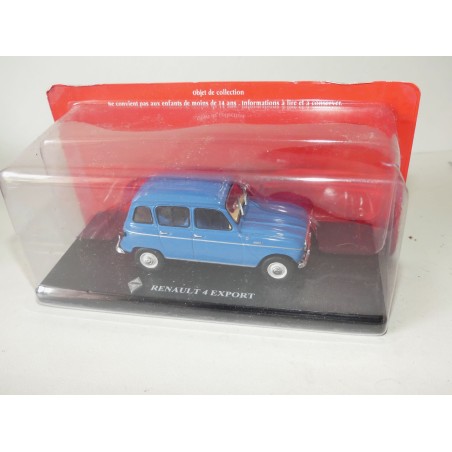 RENAULT 4 EXPORT Bleu IXO PRESSE 1:43