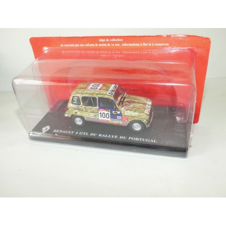 RENAULT 4 GTL RALLYE DU PORTUGAL IXO PRESSE 1:43