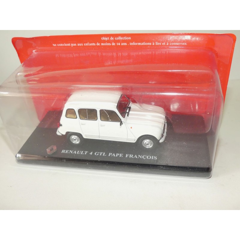 RENAULT 4 GTL PAPE FRANCOIS IXO PRESSE 1:43
