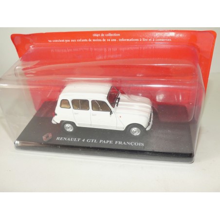 RENAULT 4 GTL PAPE FRANCOIS IXO PRESSE 1:43