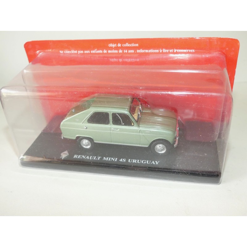 RENAULT MINI 4S URUGUAY IXO PRESSE 1:43