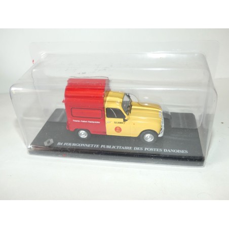 RENAULT 4 PLUBLICITAIRE DES POSTES DANOISES IXO PRESSE 1:43
