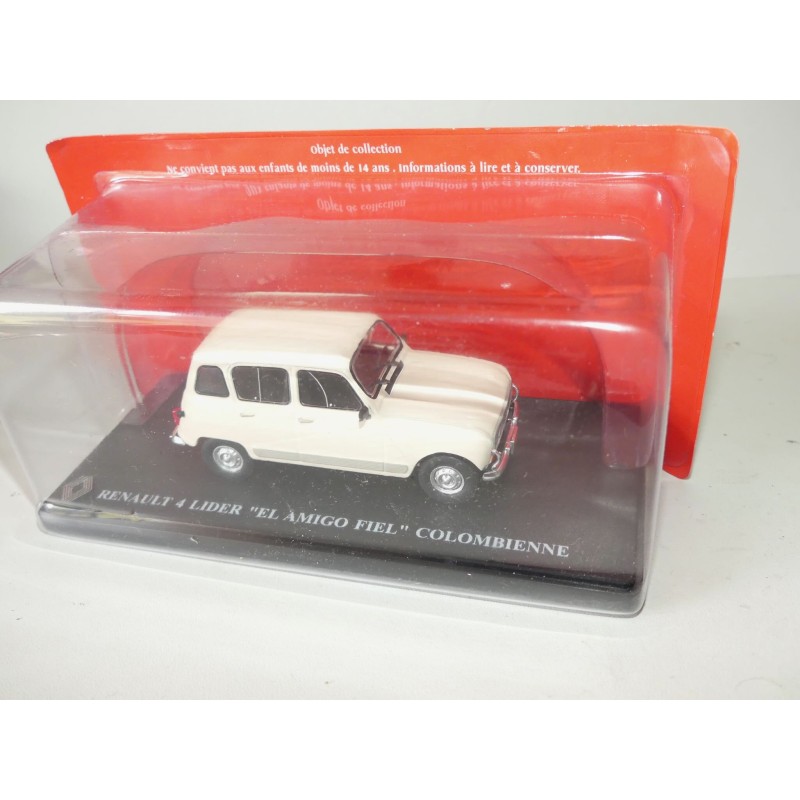 RENAULT 4 LIDER EL AMIGO FIEL COLOMBIENNE IXO PRESSE 1:43