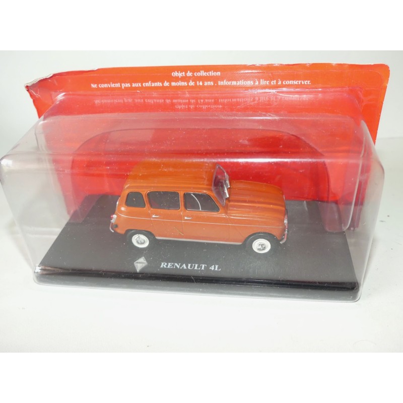 RENAULT 4 L 1961 Orange IXO PRESSE 1:43