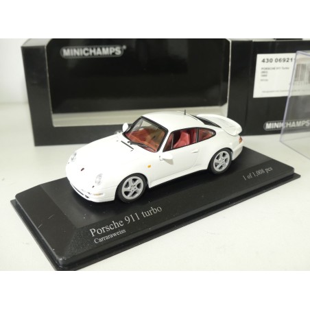 PORSCHE 911 TURBO 993 1995 Blanc MINICHAMPS 1:43