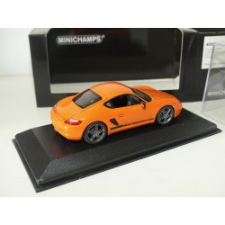 PORSCHE CAYMAN S SPORT 987 2008 Orange MINICHAMPS 1:43