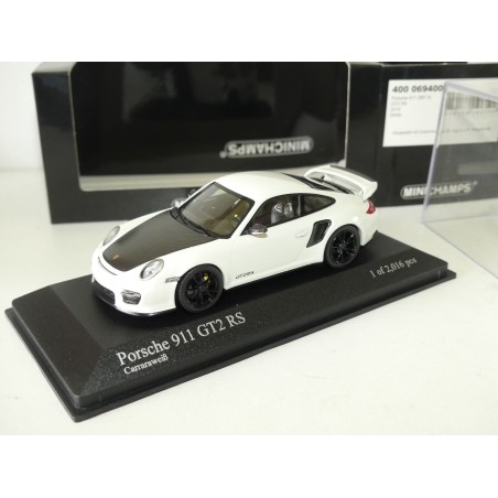 PORSCHE 911GT3 RS 997 II 2010 Blanc MINICHAMPS 1:43