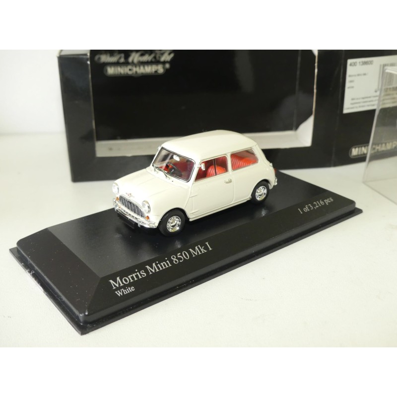 MORRIS MINI 850 MK I 1960 Blanc MINICHAMPS 1:43