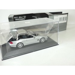 MERCEDES SL  WITH OPENING ROOF 2001 Gris 1:43