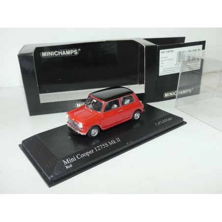 MINI COOPER 1275S MK II Rouge MINICHAMPS 1:43