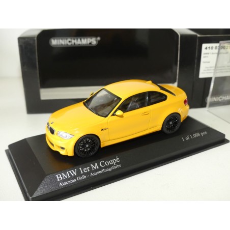 BMW SERIE 1 M COUPE 2011 Jaune MINICHAMPS 1:43