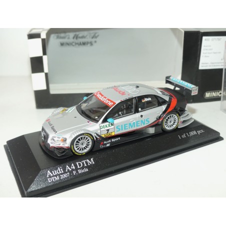AUDI A4 N°7 DTM 2007 F. BIELA MINICHAMPS 1:43