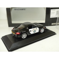 PORSCHE CAYMAN S HIGHWAY PATROL POLICE MINICHAMPS 1:43