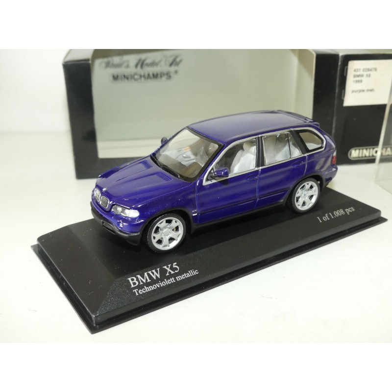 BMW X5 4.4i E53 1999 Bleu MINICHAMPS 1:43