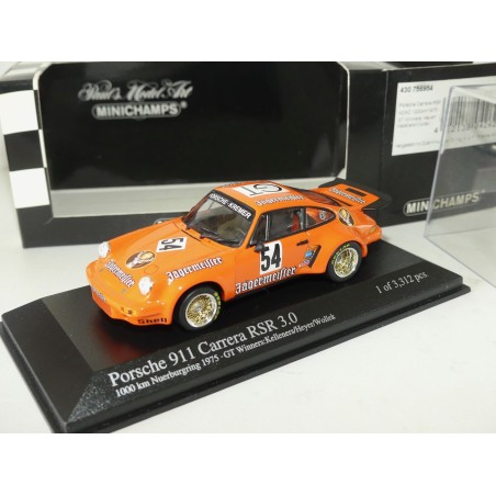 PORSCHE 911 CARRERA RSR N°54 ADAC 1000 Km 1975 MINICHAMPS 1:43 