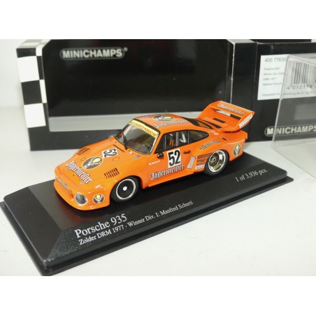 PORSCHE 935 N°52 DRM 1977 MINICHAMPS 1:43 JAGERMEIFTER