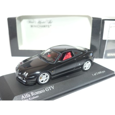 ALFA ROMEO GTV 2003 Noir MINICHAMPS 1:43