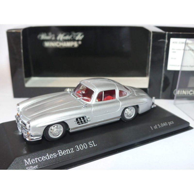 MERCEDES 300 SL 1955 Gris MINICHAMPS 1:43