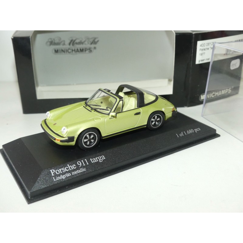 PORSCHE 911 TARGA 1977 Vert MINICHAMPS 1:43