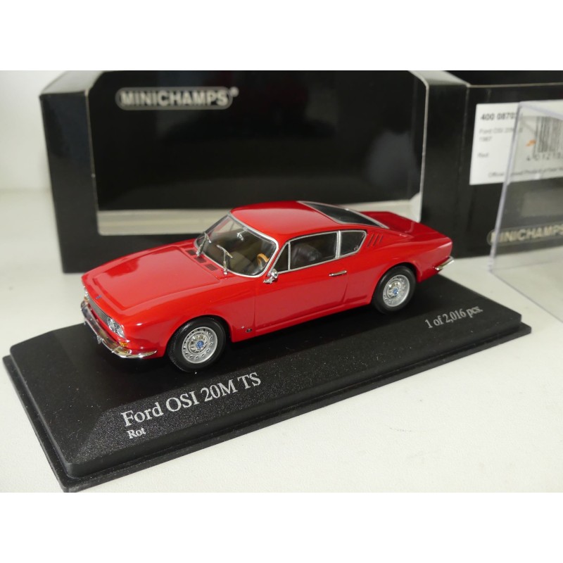 FORD OSI 20M TS 1967 Rouge MINICHAMPS 1:43