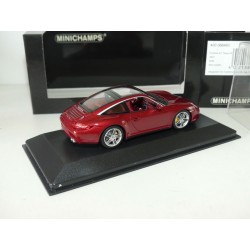 PORSCHE 911 TARGA 4S 997 2008 Bordeaux MINICHAMPS 1:43