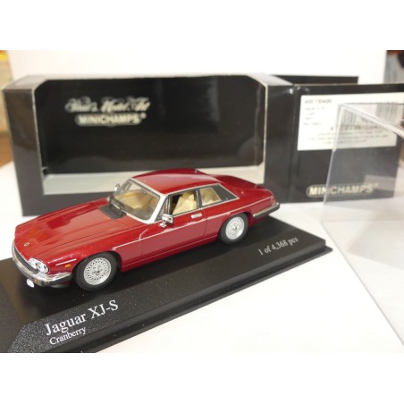 JAGUAR XJ-S COUPE 1980 Rouge Bordeaux MINICHAMPS 1:43