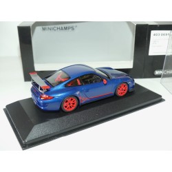 PORSCHE 911 GT3 RS 997 II 2010 Bleu MINICHAMPS 1:43